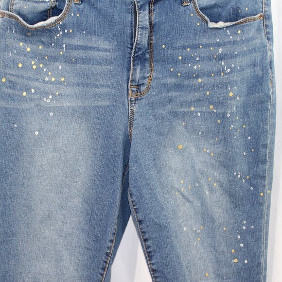 Social Standard by Sanctuary High Rise Skinny‎ Splatter Jeans - Picture 3 of 7